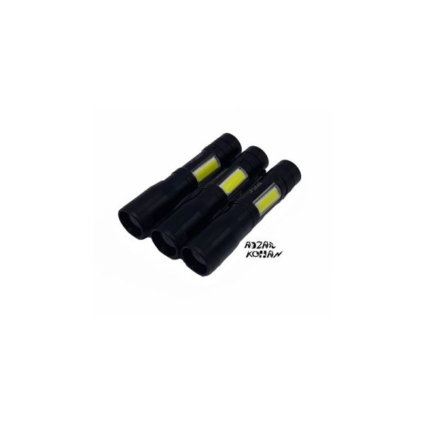 چراغ قوه دوطرفه تک باتری COB
