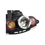چراغ پیشانی و هدلایت تک باتری سه لامپه T6 مدل XQ-117-T6