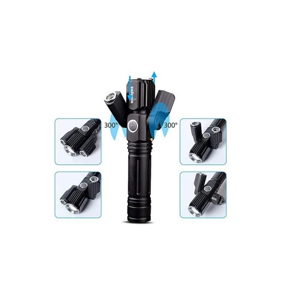 چراغ قوه سه لامپه مدل electric torch