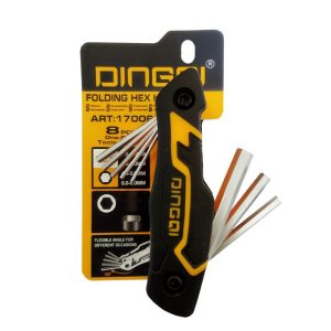 آچار آلن شش گوش چاقویی 8 عددی DINGQI مدل 17006 دینگی