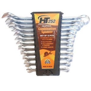 مجموعه 12 عددی آچار یکسر تخت یکسر رینگ مدل HT-252