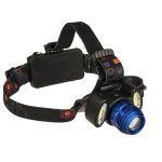 چراغ پیشانی و هدلایت شارژی اسمال سان سه لامپه T6